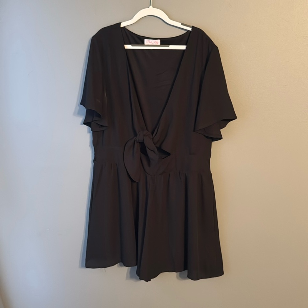 Black romper from Pink Lily